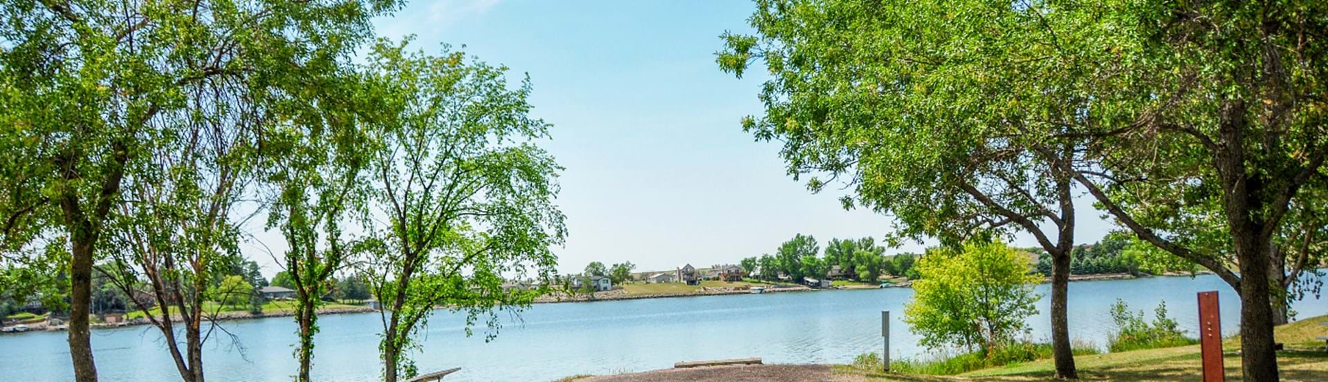 Hero image showing a South Dakota State Park