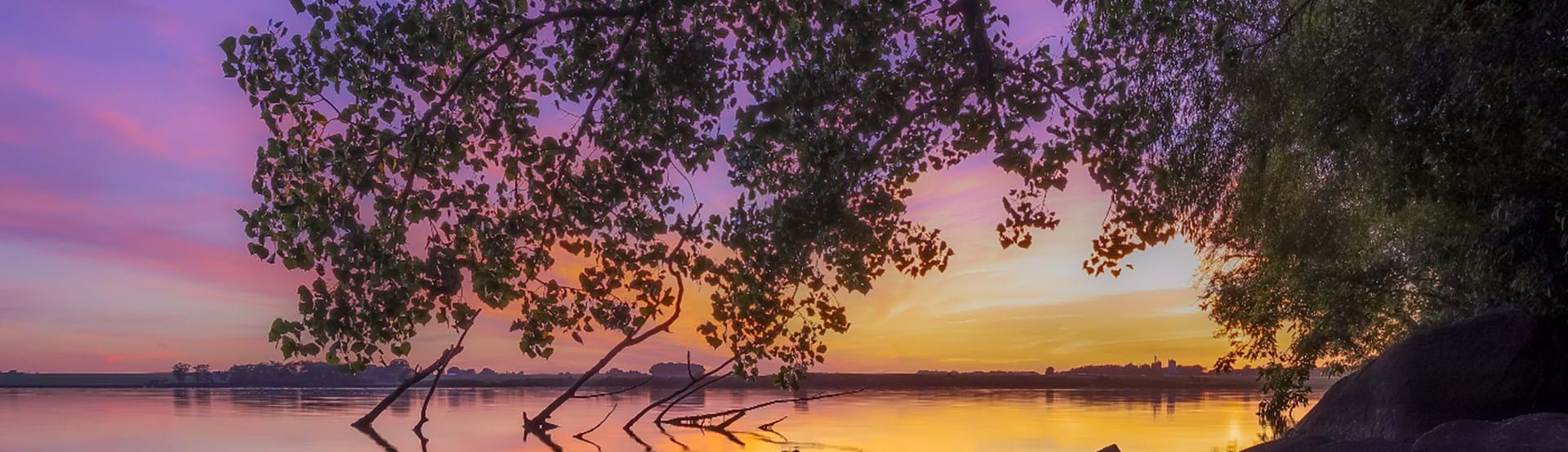 Hero image showing a South Dakota State Park