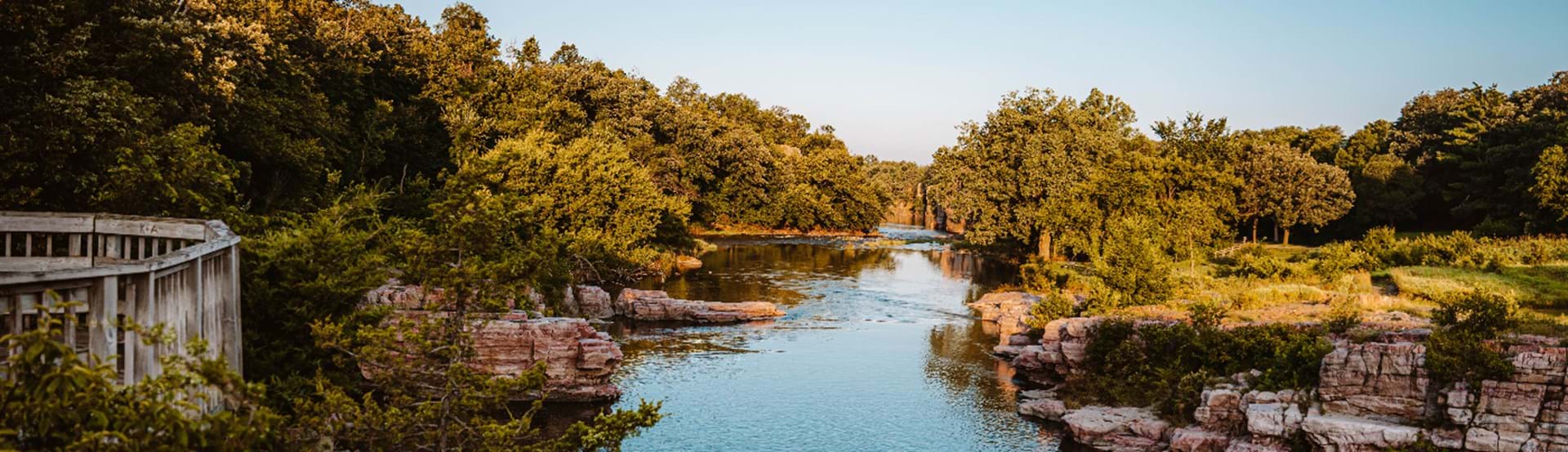 Hero image showing a South Dakota State Park