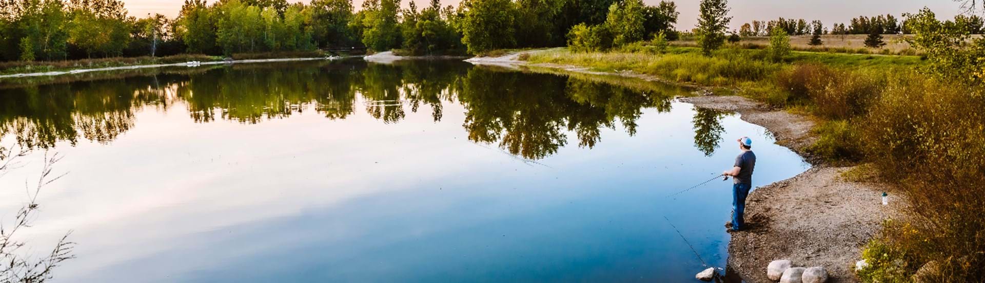 Hero image showing a South Dakota State Park