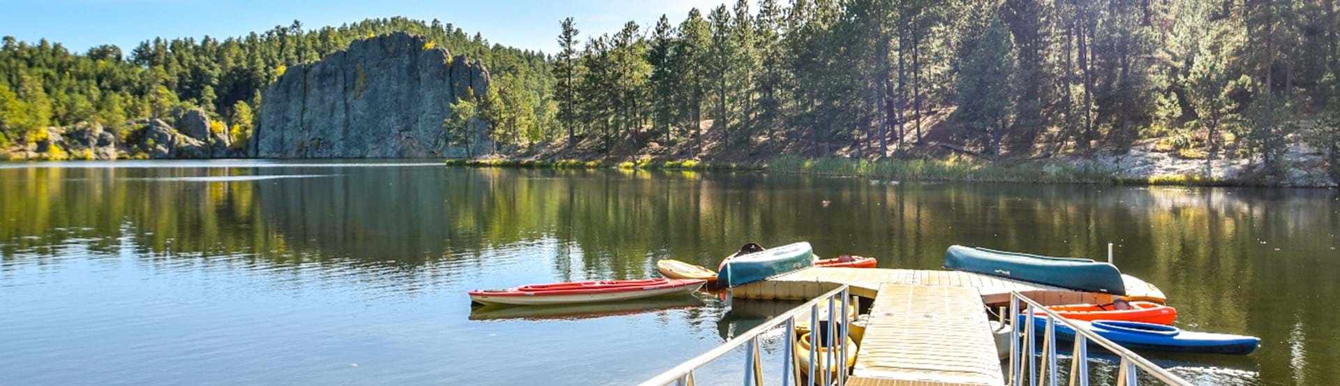 Hero image showing a South Dakota State Park